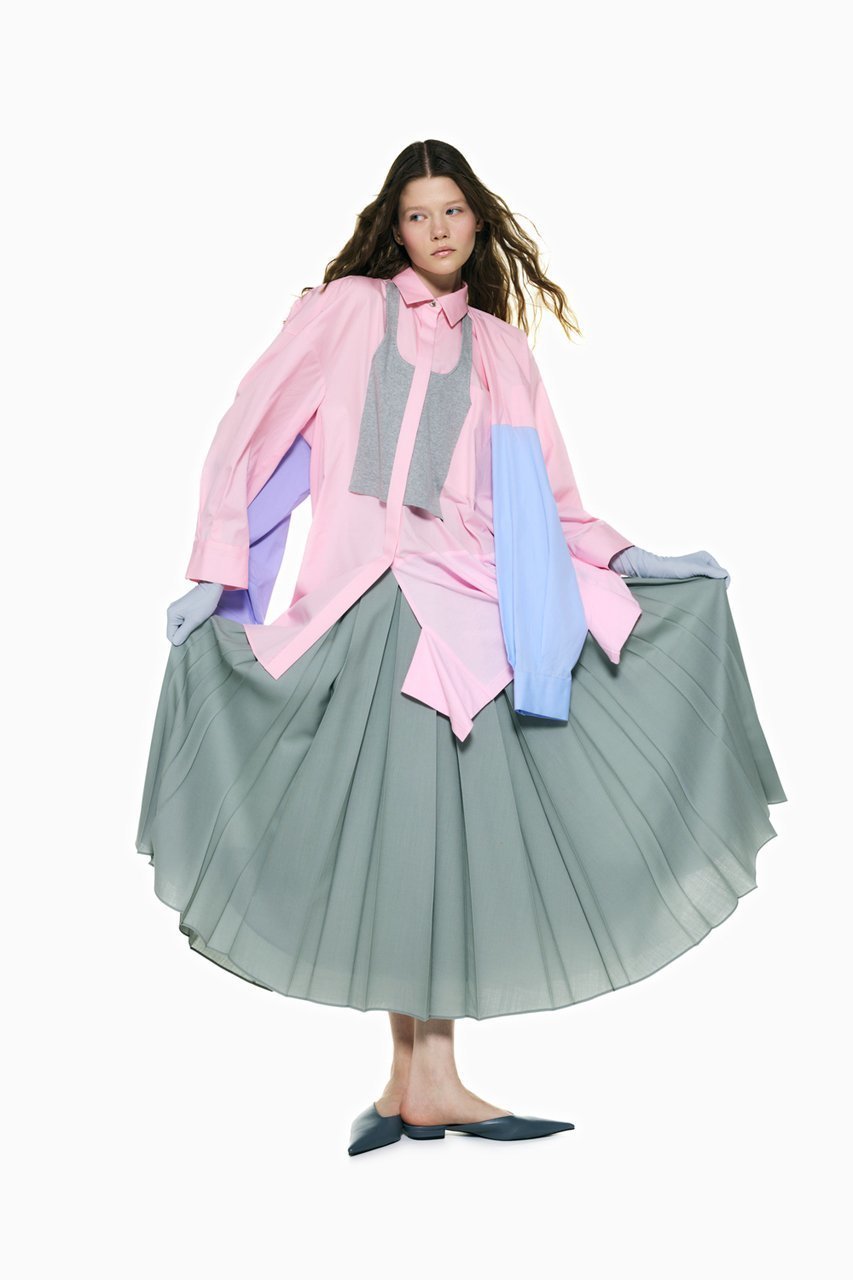 【エンフォルド/ENFOLD】のBOX PLEATS MIDI-SKIRT 大人の最旬トレンドファッション＆コーディネート founy(ファウニー) 　ファッション　Fashion　レディースファッション　Fashion for Women　スカート　Skirts　ロングスカート　Long Skirts / Maxi & Midi Skirts　おすすめ　Recommended / Our Picks　セットアップ　Set-Up, Coordinated Outfit　ドッキング　Docking, Mixed Material　バランス　Balance, Style Balance　ロング　Long, Long-Length　春　Spring　other-7|ID: prp329100004873222 ipo3291000000036955031
