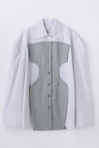 【エンフォルド/ENFOLD】のSILHOUETTE BIG SHIRT 人気、トレンドファッション・服の通販 founy(ファニー) ファッション Fashion レディースファッション Fashion for Women トップス・カットソー Cut & Sew Tops シャツ・ブラウス・オフィスカジュアル Elegant Blouses & Button-Ups おすすめ Recommended / Our Picks シェイプ Shape, Slim Fit スリーブ Sleeve, Long Sleeve / Short Sleeve セットアップ Set-Up, Coordinated Outfit バランス Balance, Style Balance プリーツ Pleats, Pleated ロング Long, Long-Length 新作・新入荷 New Arrivals / New In thumbnail ライトグレー|ID: prp329100004873224 ipo3291000000036348066