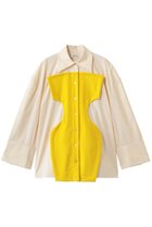 【エンフォルド/ENFOLD】のSILHOUETTE BIG SHIRT ライトイエロー|ID: prp329100004873224 ipo3291000000036385832