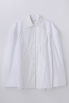 【エンフォルド/ENFOLD】のSILHOUETTE BIG SHIRT 人気、トレンドファッション・服の通販 founy(ファニー) ファッション Fashion レディースファッション Fashion for Women トップス・カットソー Cut & Sew Tops シャツ・ブラウス・オフィスカジュアル Elegant Blouses & Button-Ups おすすめ Recommended / Our Picks シェイプ Shape, Slim Fit スリーブ Sleeve, Long Sleeve / Short Sleeve セットアップ Set-Up, Coordinated Outfit バランス Balance, Style Balance プリーツ Pleats, Pleated ロング Long, Long-Length 新作・新入荷 New Arrivals / New In thumbnail ホワイト|ID: prp329100004873225 ipo3291000000036348062