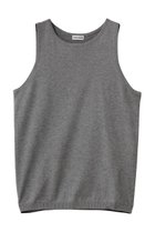 【アンスクリア/INSCRIRE】のコットン 14G タンク トップ グレー|ID: prp329100004873234 ipo3291000000036348158