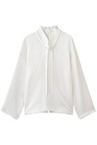 【ブラミンク/BLAMINK】のモックネックロングスリーブブラウス 人気、トレンドファッション・服の通販 founy(ファニー) ファッション Fashion レディースファッション Fashion for Women トップス・カットソー Cut & Sew Tops シャツ・ブラウス・オフィスカジュアル Elegant Blouses & Button-Ups クラシカル Classical, Vintage-Inspired ショルダー Shoulder, Shoulder Strap スリーブ Sleeve, Long Sleeve / Short Sleeve ドロップ Drop Shoulder, Dropped Style フォルム Silhouette, Form モックネック Mock Neck, Short Turtleneck リボン Ribbon, Bow ロング Long, Long-Length 新作・新入荷 New Arrivals / New In thumbnail ホワイト|ID: prp329100004873253 ipo3291000000036348288