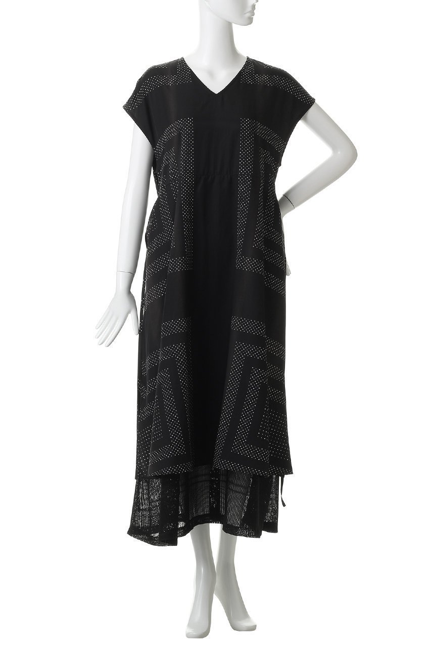 【その他のブランド/Other】のオリジナルプリント フレンチスリーブドレス 人気、トレンドファッション・服の通販 founy(ファニー) 　ファッション　Fashion　レディースファッション　Fashion for Women　ワンピース　Dresses　フォーマル・パーティードレス・結婚式用ドレス　Elegant & Casual Dresses　チュニック　Tunic Tops & Dresses　アクセサリー　Fashion Accessories　グラデーション　Gradient, Ombre　サンダル　Sandals, Summer Shoes　スカーフ　Scarf, Neckwear　ストレート　Straight, Straight Cut　チュニック　Tunic, Long Top　ドット　Polka Dot, Dot Pattern　ドレス　Dress, One-Piece　フラット　Flat, Flat Shoes　プリント　Print, Printed Pattern　モチーフ　Motif, Design Theme　リラックス　Relax, Relaxed Fit　ロング　Long, Long-Length　夏　Summer　新作・新入荷　New Arrivals / New In　other-2|ID: prp329100004873265 ipo3291000000036348366