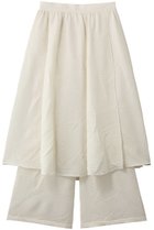 【ジュン オカモト/JUN OKAMOTO】のプリーツデシン ワイドパンツ ベージュ|ID: prp329100004873267 ipo3291000000036599050