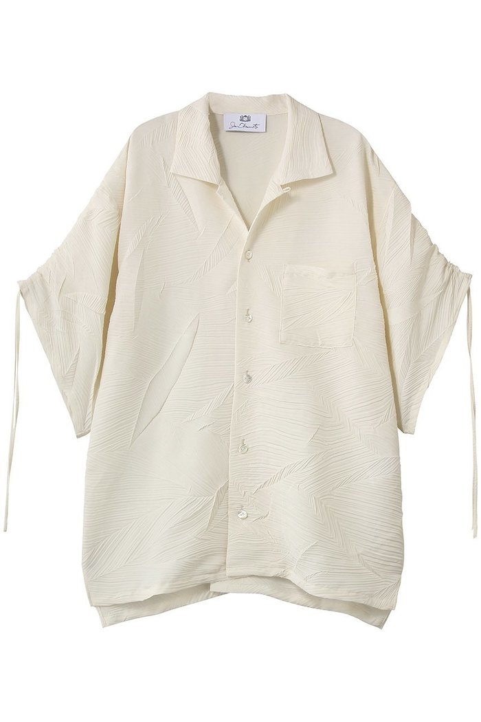 【ジュン オカモト/JUN OKAMOTO】のプリーツデシン オープンカラーブラウス インテリア・キッズ・メンズ・レディースファッション・服の通販 founy(ファニー) https://founy.com/ ファッション Fashion レディースファッション Fashion for Women トップス・カットソー Cut & Sew Tops シャツ・ブラウス・オフィスカジュアル Elegant Blouses & Button-Ups ショート Short, Short Length スリーブ Sleeve, Long Sleeve / Short Sleeve デニム Denim, Jeans Material プリーツ Pleats, Pleated リラックス Relax, Relaxed Fit ワイド Wide, Wide Fit |ID: prp329100004873268 ipo3291000000036728367