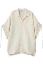 【ジュン オカモト/JUN OKAMOTO】のプリーツデシン オープンカラーブラウス ベージュ|ID: prp329100004873268 ipo3291000000036728368