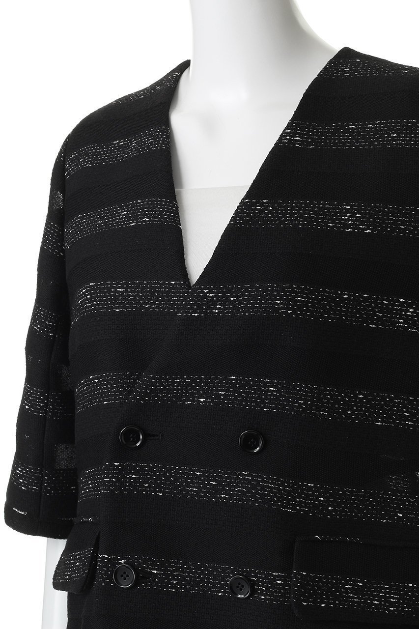 【その他のブランド/Other】のノーカラーボーダージャケット 人気、トレンドファッション・服の通販 founy(ファニー) 　ファッション　Fashion　レディースファッション　Fashion for Women　アウター　Coat / Outerwear Collection　レディースジャケット・軽アウター　Jackets　ジャケット　Jacket, Outerwear　セットアップ　Set-Up, Coordinated Outfit　ツイード　Twill, Twill Weave　ボーダー　Border, Stripe　リラックス　Relax, Relaxed Fit　夏　Summer　新作・新入荷　New Arrivals / New In　春　Spring　S/S・春夏　SS, Spring/Summer, Warm Season　other-5|ID: prp329100004873271 ipo3291000000036348427