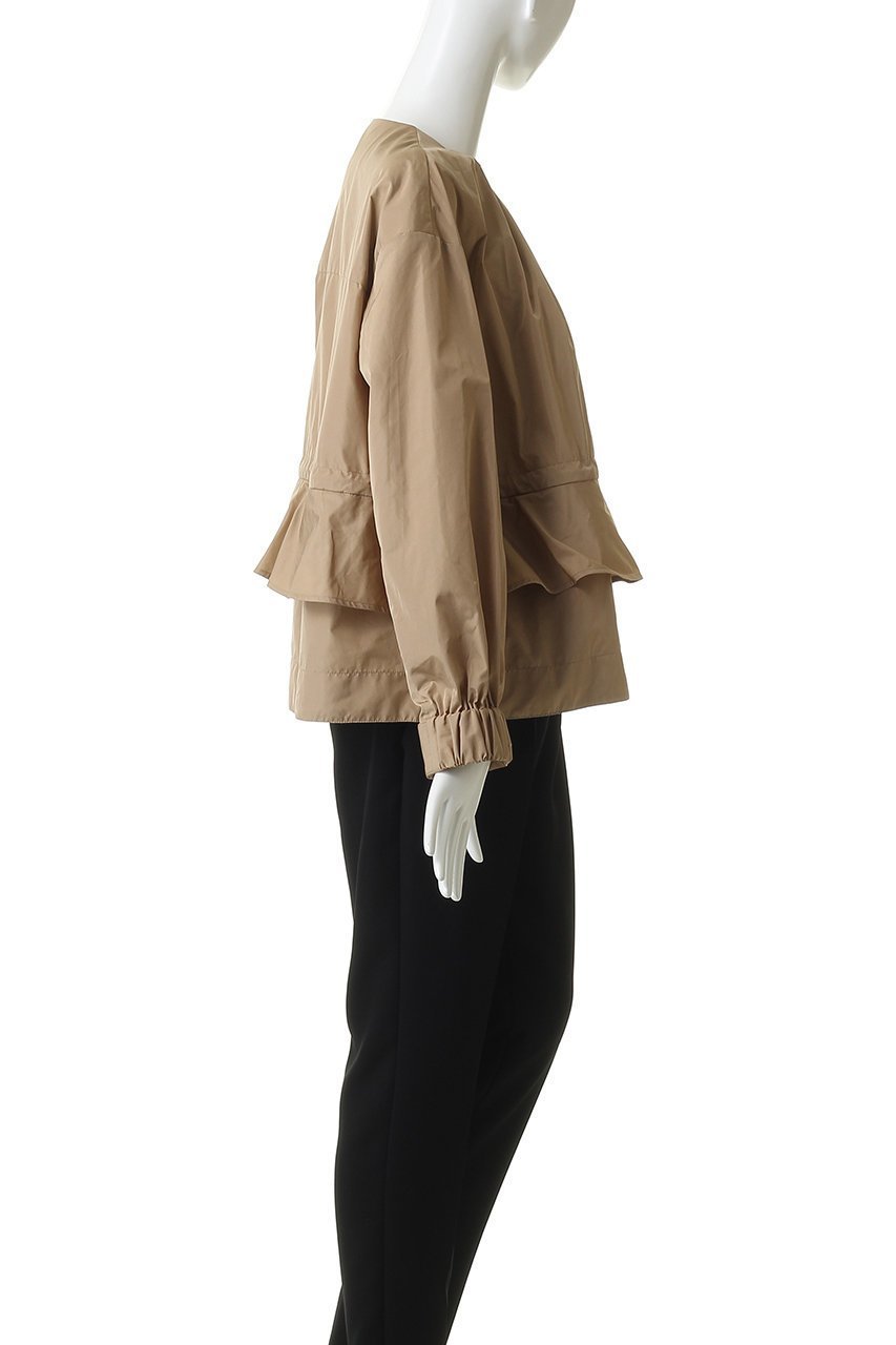 【デパリエ/DEPAREILLE】のタフタギャザーノーカラージャケット 人気、トレンドファッション・服の通販 founy(ファニー) ファッション Fashion レディースファッション Fashion for Women アウター Coat / Outerwear Collection レディースジャケット・軽アウター Jackets ノーカラージャケット / シンプル上品コーデ Collarless Jackets ギャザー Gathered, Ruffled シンプル Simple, Minimal ジャケット Jacket, Outerwear タフタ Taffeta, Structured Fabric フェミニン Feminine, Girly フリル Frill, Ruffle エレガント 上品 Elegant 新作・新入荷 New Arrivals / New In other-3|ID: prp329100004873286 ipo3291000000036348538