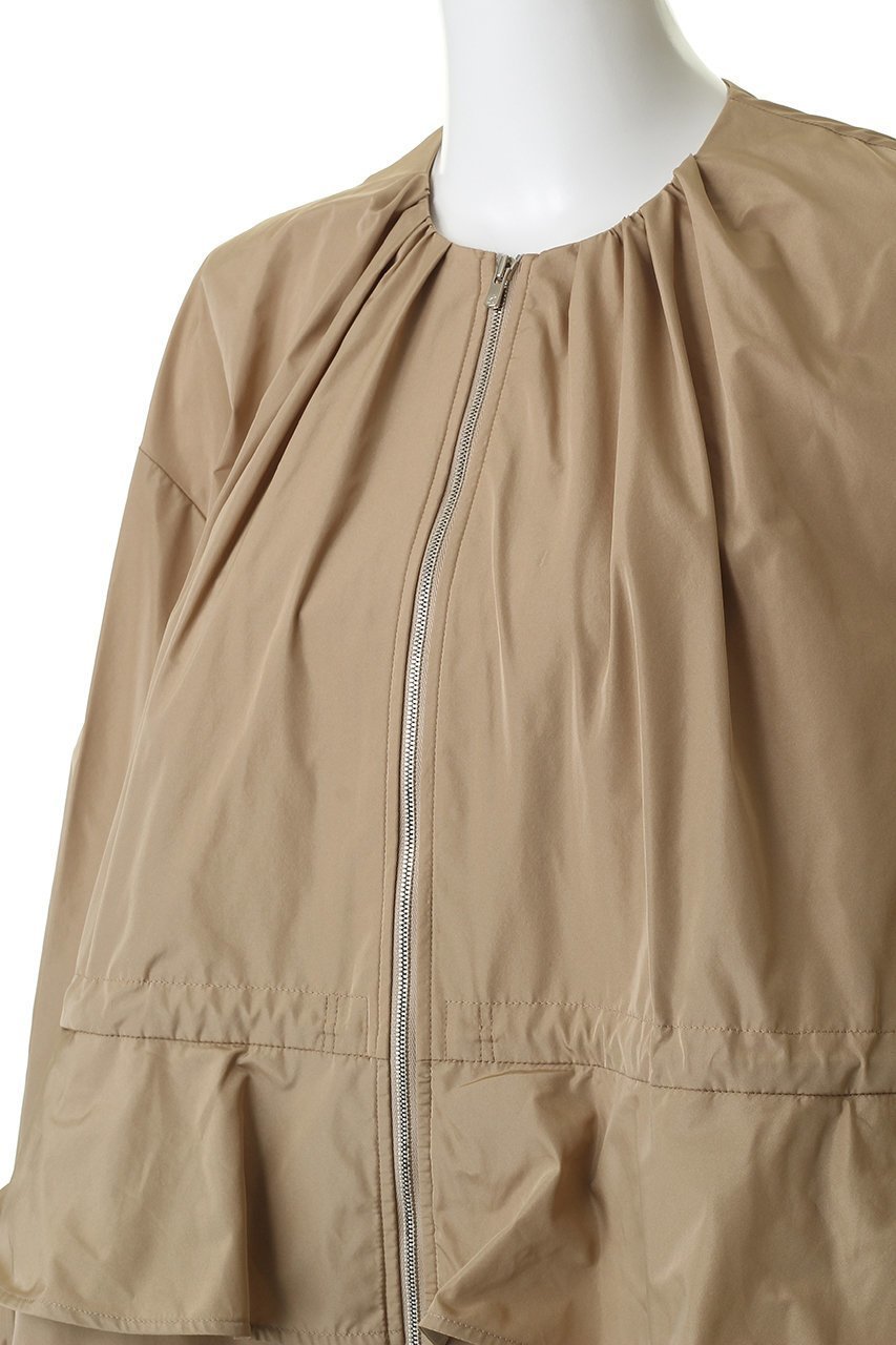 【デパリエ/DEPAREILLE】のタフタギャザーノーカラージャケット 人気、トレンドファッション・服の通販 founy(ファニー) ファッション Fashion レディースファッション Fashion for Women アウター Coat / Outerwear Collection レディースジャケット・軽アウター Jackets ノーカラージャケット / シンプル上品コーデ Collarless Jackets ギャザー Gathered, Ruffled シンプル Simple, Minimal ジャケット Jacket, Outerwear タフタ Taffeta, Structured Fabric フェミニン Feminine, Girly フリル Frill, Ruffle エレガント 上品 Elegant 新作・新入荷 New Arrivals / New In other-5|ID: prp329100004873286 ipo3291000000036348543