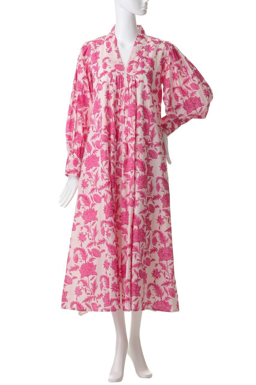 【エスゼット ブロックプリント/SZ Blockprints】のLEO DRESS ISA ロングドレス 大人の最旬トレンドファッション＆コーディネート founy(ファウニー) 　ファッション　Fashion　レディースファッション　Fashion for Women　ワンピース　Dresses　フォーマル・パーティードレス・結婚式用ドレス　Elegant & Casual Dresses　チュニック　Tunic Tops & Dresses　チュニック　Tunic, Long Top　ドレス　Dress, One-Piece　プリント　Print, Printed Pattern　リゾート　Resort, Vacation Style　リラックス　Relax, Relaxed Fit　ロング　Long, Long-Length　夏　Summer　other-2|ID: prp329100004873294 ipo3291000000036955122