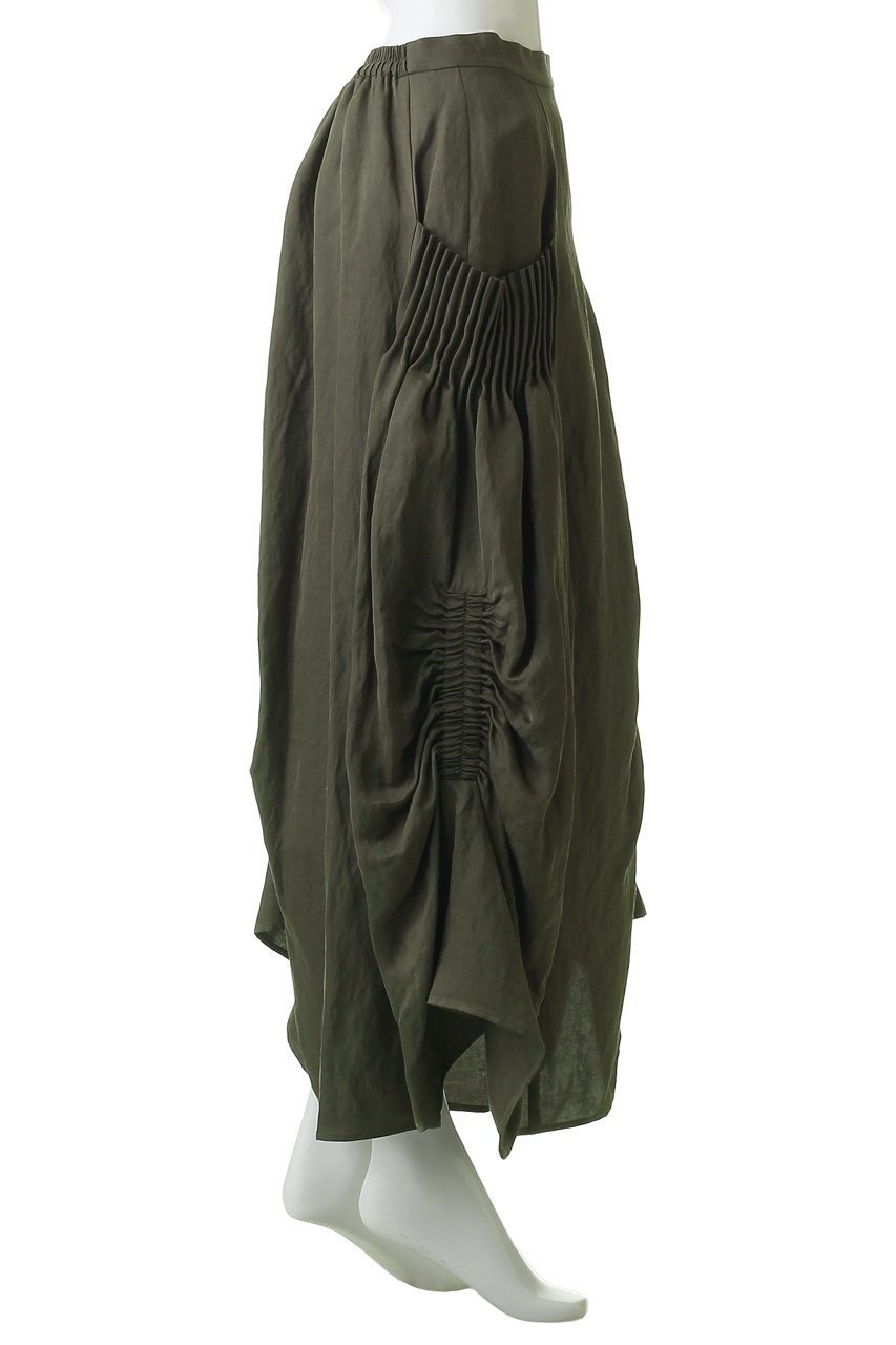 【その他のブランド/Other】のレーヨンリネンツイル ギャザードレープスカート 人気、トレンドファッション・服の通販 founy(ファニー) 　ファッション　Fashion　レディースファッション　Fashion for Women　スカート　Skirts　ロングスカート　Long Skirts / Maxi & Midi Skirts　おすすめ　Recommended / Our Picks　アシンメトリー　Asymmetrical Style　ギャザー　Gathered, Ruffled　シンプル　Simple, Minimal　セットアップ　Set-Up, Coordinated Outfit　ツイル　Twist, Twisted Detail　ドレープ　Drape, Draping Fabric　ブルゾン　Blouson, Bomber Jacket　リネン　Linen, Linen Fabric　ロング　Long, Long-Length　エレガント 上品　Elegant　新作・新入荷　New Arrivals / New In　other-3|ID: prp329100004873298 ipo3291000000036348648