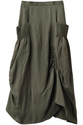 【その他のブランド/Other】のレーヨンリネンツイル ギャザードレープスカート 人気、トレンドファッション・服の通販 founy(ファニー) ファッション Fashion レディースファッション Fashion for Women スカート Skirts ロングスカート Long Skirts / Maxi & Midi Skirts おすすめ Recommended / Our Picks アシンメトリー Asymmetrical Style ギャザー Gathered, Ruffled シンプル Simple, Minimal セットアップ Set-Up, Coordinated Outfit ツイル Twist, Twisted Detail ドレープ Drape, Draping Fabric ブルゾン Blouson, Bomber Jacket リネン Linen, Linen Fabric ロング Long, Long-Length エレガント 上品 Elegant |ID:prp329100004873299