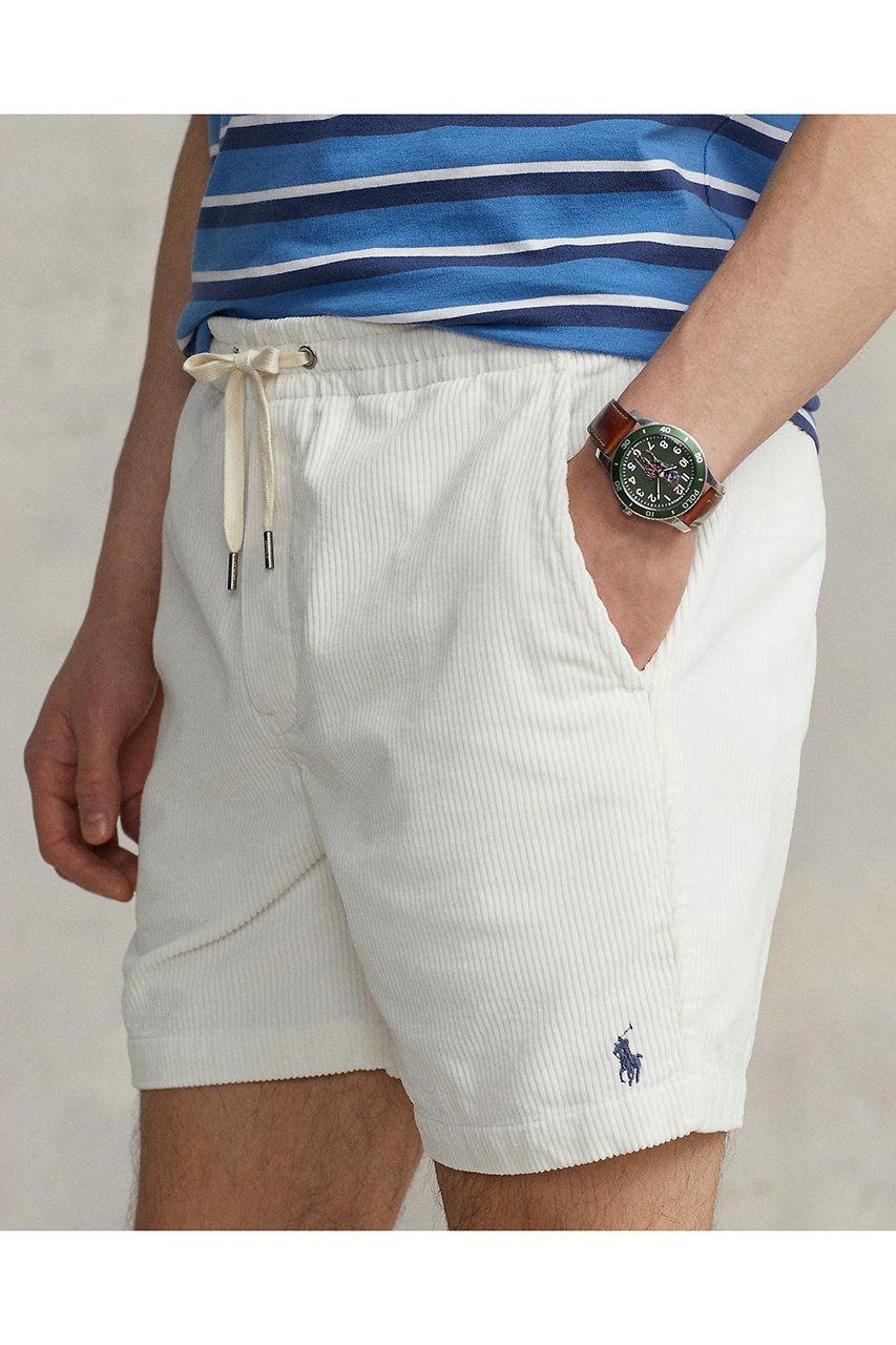 【ラルフローレン/RALPH LAUREN / MEN】の【MEN】【POLO RALPH LAUREN】6インチ Polo プレップスター コーデュロイ ショートパンツ 大人の最旬トレンドファッション＆コーディネート founy(ファウニー) 　ファッション　Fashion　メンズファッション　Fashion for Men　ボトムス　Bottoms　ハーフパンツ・ショートパンツ　Shorts & Half Pants　コーデュロイ　Corduroy, Cord Fabric　ショーツ　Shorts, Short Pants　ショート　Short, Short Length　ドローストリング　Drawstring, Pull Cord　フロント　Front, Front Design　ポケット　Pocket, Pocket Detail　リラックス　Relax, Relaxed Fit　定番　Standard, Basic Item　other-4|ID: prp329100004873310 ipo3291000000036410449