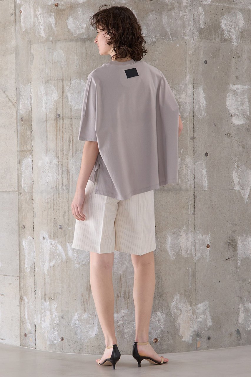 【マルティニーク/martinique】のダルスラブショートパンツ(セットアップ可) 人気、トレンドファッション・服の通販 founy(ファニー) 　ファッション　Fashion　レディースファッション　Fashion for Women　セットアップ　Matching Sets　レディースパンツ・ボトムス　Pants & Trousers / Bottoms　パンツ　Pants & Trousers　ショートパンツ・ハーフパンツ　High-Waisted & Relaxed Shorts　おすすめ　Recommended / Our Picks　ショーツ　Shorts, Short Pants　ショート　Short, Short Length　シンプル　Simple, Minimal　ストライプ　Stripe, Striped Pattern　セットアップ　Set-Up, Coordinated Outfit　バランス　Balance, Style Balance　フロント　Front, Front Design　ルーズ　Loose, Oversized　エレガント 上品　Elegant　無地　Plain, Solid Color　other-4|ID: prp329100004873312 ipo3291000000036955146