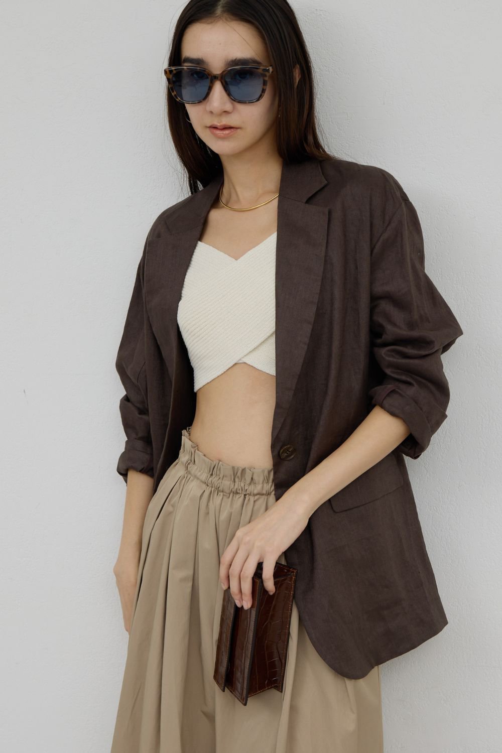 【ガリャルダガランテ/GALLARDAGALANTE】のリネンジャケット【セットアップ対応】 人気、トレンドファッション・服の通販 founy(ファニー) 　ファッション　Fashion　レディースファッション　Fashion for Women　アウター　Coat / Outerwear Collection　レディースジャケット・軽アウター　Jackets　ジャケット　Jacket, Outerwear　セットアップ　Set-Up, Coordinated Outfit　ハーフ　Half, Half-Length　リネン　Linen, Linen Fabric　リュクス　Luxury, Elegant, High-End, Chic　リラックス　Relax, Relaxed Fit　ロング　Long, Long-Length　新作・新入荷　New Arrivals / New In　other-5|ID: prp329100004873315 ipo3291000000036348773