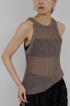 【ガリャルダガランテ/GALLARDAGALANTE】のメッシュラメアメスリニット 人気、トレンドファッション・服の通販 founy(ファニー) ファッション Fashion レディースファッション Fashion for Women トップス・カットソー Cut & Sew Tops ニット Knit Tops & Sweaters シャツ・ブラウス・オフィスカジュアル Elegant Blouses & Button-Ups ロングTシャツ・Tシャツ Longline T-Shirts & Tees カットソー・ベーシックTシャツ Cut-and-Sewn Tops / Stretch Tees & Basics インナー Innerwear ショート Short, Short Length ジャケット Jacket, Outerwear スリーブ Sleeve, Long Sleeve / Short Sleeve 新作・新入荷 New Arrivals / New In thumbnail ブラウン|ID: prp329100004873317 ipo3291000000036348779