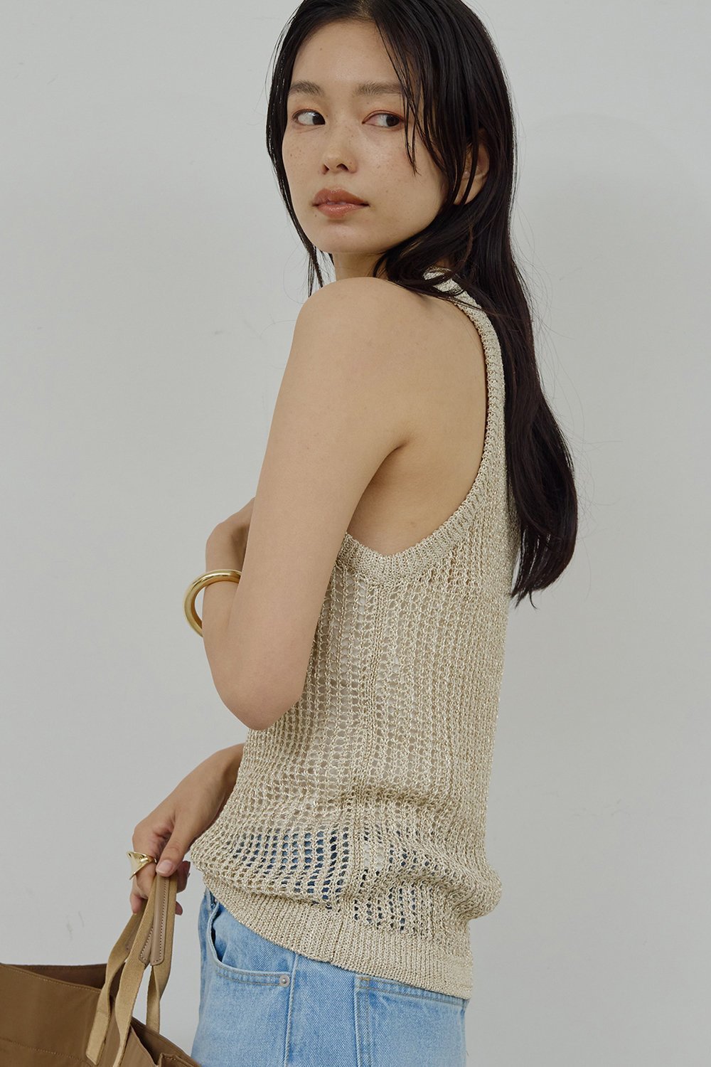 【ガリャルダガランテ/GALLARDAGALANTE】のメッシュラメアメスリニット 人気、トレンドファッション・服の通販 founy(ファニー) ファッション Fashion レディースファッション Fashion for Women トップス・カットソー Cut & Sew Tops ニット Knit Tops & Sweaters シャツ・ブラウス・オフィスカジュアル Elegant Blouses & Button-Ups ロングTシャツ・Tシャツ Longline T-Shirts & Tees カットソー・ベーシックTシャツ Cut-and-Sewn Tops / Stretch Tees & Basics インナー Innerwear ショート Short, Short Length ジャケット Jacket, Outerwear スリーブ Sleeve, Long Sleeve / Short Sleeve 新作・新入荷 New Arrivals / New In other-6|ID: prp329100004873317 ipo3291000000036348791