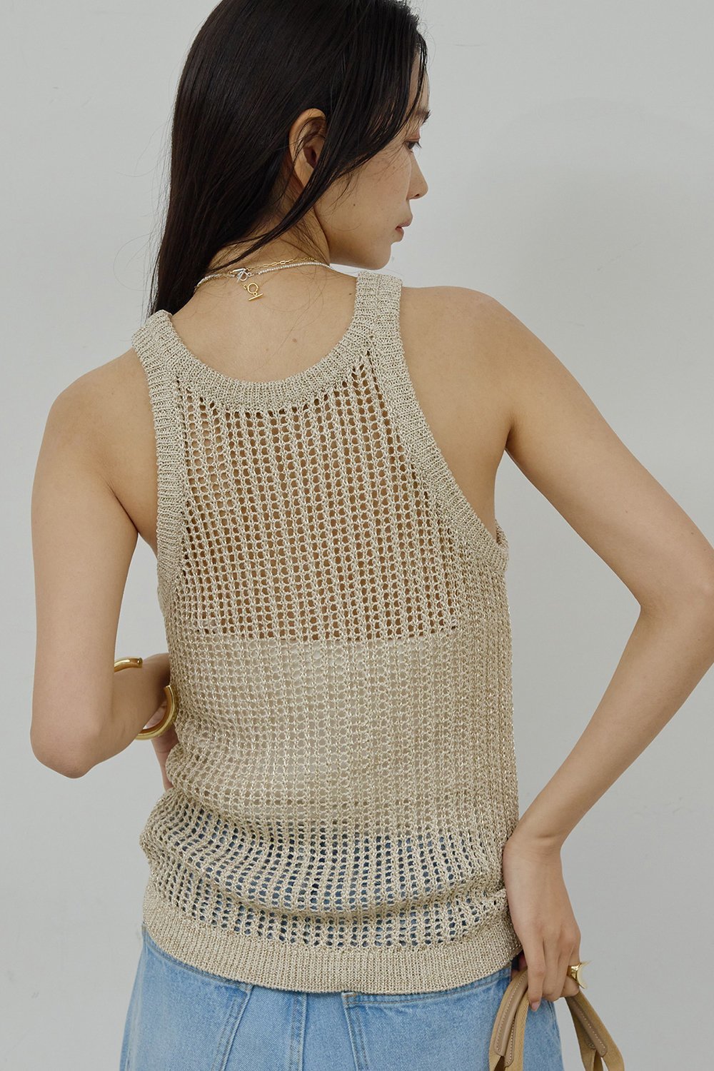 【ガリャルダガランテ/GALLARDAGALANTE】のメッシュラメアメスリニット 人気、トレンドファッション・服の通販 founy(ファニー) ファッション Fashion レディースファッション Fashion for Women トップス・カットソー Cut & Sew Tops ニット Knit Tops & Sweaters シャツ・ブラウス・オフィスカジュアル Elegant Blouses & Button-Ups ロングTシャツ・Tシャツ Longline T-Shirts & Tees カットソー・ベーシックTシャツ Cut-and-Sewn Tops / Stretch Tees & Basics インナー Innerwear ショート Short, Short Length ジャケット Jacket, Outerwear スリーブ Sleeve, Long Sleeve / Short Sleeve 新作・新入荷 New Arrivals / New In other-7|ID: prp329100004873317 ipo3291000000036348793