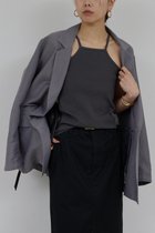 【ガリャルダガランテ/GALLARDAGALANTE】の(手洗い可)スクエアキャミ 人気、トレンドファッション・服の通販 founy(ファニー) ファッション Fashion レディースファッション Fashion for Women トップス・カットソー Cut & Sew Tops キャミソール&ノースリーブ Camisoles & Sleeveless Tops シャツ・ブラウス・オフィスカジュアル Elegant Blouses & Button-Ups ロングTシャツ・Tシャツ Longline T-Shirts & Tees カットソー・ベーシックTシャツ Cut-and-Sewn Tops / Stretch Tees & Basics キャミソール Camisole, Spaghetti Strap Top スリーブ Sleeve, Long Sleeve / Short Sleeve タンク Tank Top, Sleeveless Top 夏 Summer 新作・新入荷 New Arrivals / New In 春 Spring S/S・春夏 SS, Spring/Summer, Warm Season 羽織 Haori, Light Jacket thumbnail チャコールグレー|ID: prp329100004873320 ipo3291000000036348809