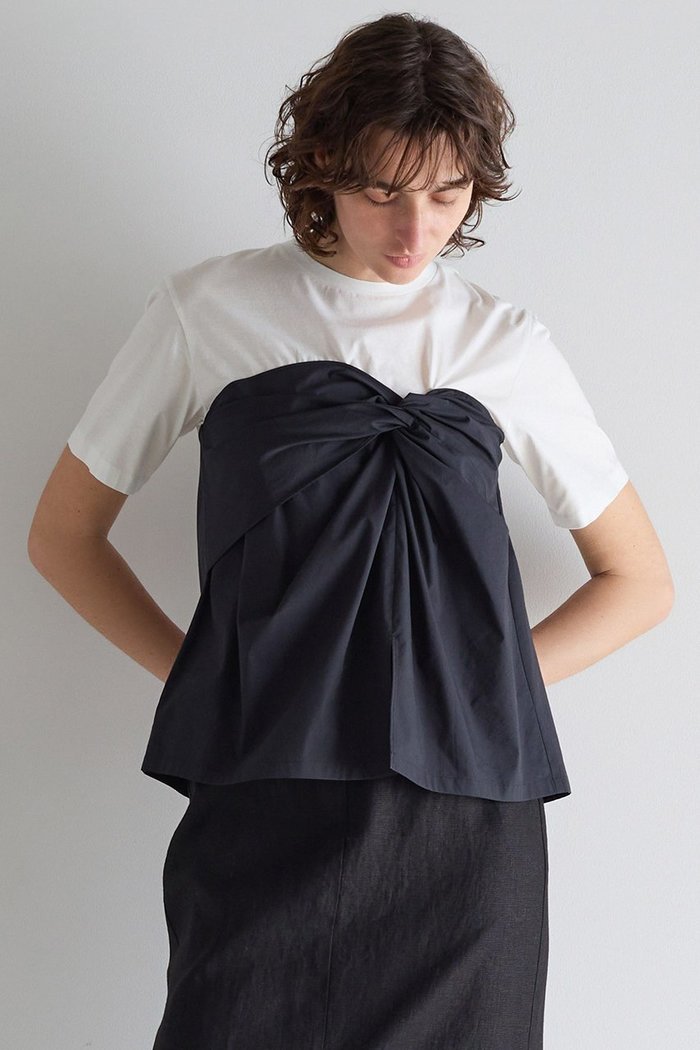 【マルティニーク/martinique】のビスチェコンビTシャツ インテリア・キッズ・メンズ・レディースファッション・服の通販 founy(ファニー) https://founy.com/ ファッション Fashion レディースファッション Fashion for Women トップス・カットソー Cut & Sew Tops シャツ・ブラウス・オフィスカジュアル Elegant Blouses & Button-Ups ロングTシャツ・Tシャツ Longline T-Shirts & Tees カットソー・ベーシックTシャツ Cut-and-Sewn Tops / Stretch Tees & Basics ビスチェ Bustiers & Corset Tops / Layered Bustier Style おすすめ Recommended / Our Picks カットソー Cut and Sewn Top ショート Short, Short Length スリーブ Sleeve, Long Sleeve / Short Sleeve ビスチェ Bustier, Corset Top 夏 Summer 新作・新入荷 New Arrivals / New In |ID: prp329100004873325 ipo3291000000036348841