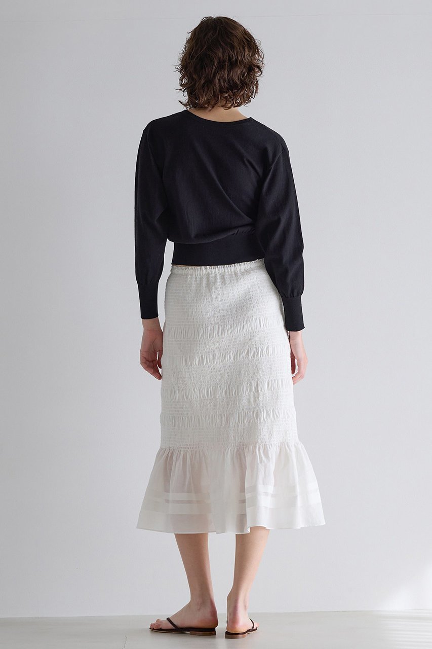 【マルティニーク/martinique】のシャーリングスカート 人気、トレンドファッション・服の通販 founy(ファニー) 　ファッション　Fashion　レディースファッション　Fashion for Women　スカート　Skirts　ロングスカート　Long Skirts / Maxi & Midi Skirts　おすすめ　Recommended / Our Picks　カットソー　Cut and Sewn Top　シャーリング　Shirring, Ruched　バランス　Balance, Style Balance　フィット　Fit, Slim Fit　フレア　Flare, Flared　ロング　Long, Long-Length　エレガント 上品　Elegant　新作・新入荷　New Arrivals / New In　other-6|ID: prp329100004873333 ipo3291000000036348926