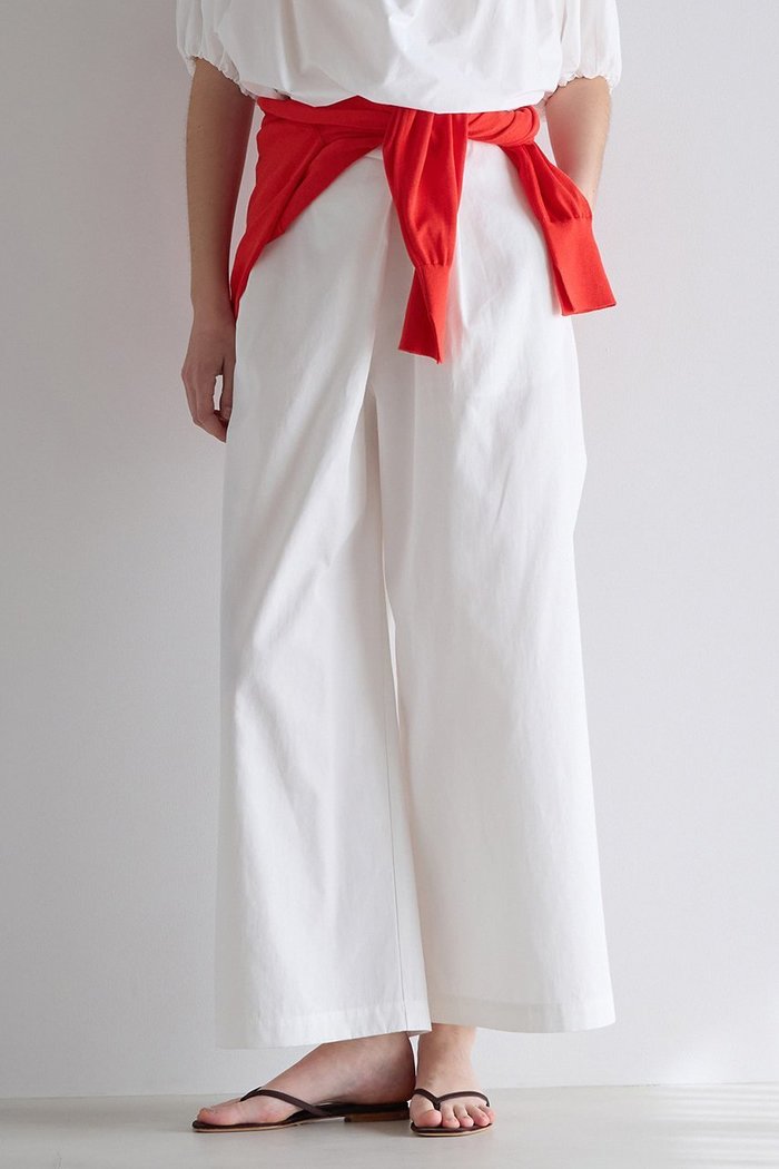 【マルティニーク/martinique】のハイカウントギャバチノパンツ インテリア・キッズ・メンズ・レディースファッション・服の通販 founy(ファニー) https://founy.com/ ファッション Fashion レディースファッション Fashion for Women パンツ Pants & Trousers アシンメトリー Asymmetrical Style シンプル Simple, Minimal バランス Balance, Style Balance |ID: prp329100004873335 ipo3291000000036583581