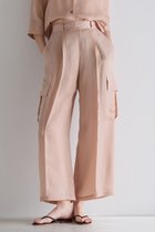 【マルティニーク/martinique】のシルキーキュプラカーゴパンツ(セットアップ可) 人気、トレンドファッション・服の通販 founy(ファニー) ファッション Fashion レディースファッション Fashion for Women セットアップ Matching Sets レディースパンツ・ボトムス Pants & Trousers / Bottoms パンツ Pants & Trousers おすすめ Recommended / Our Picks とろみ Fluid, Flowy Fabric カーゴパンツ Cargo Pants, Utility Pants キュプラ Cupro, Eco Fabric シルク Silk, 100% Silk セットアップ Set-Up, Coordinated Outfit エレガント 上品 Elegant 今季 This Season, Current Season 新作・新入荷 New Arrivals / New In thumbnail ピンク|ID: prp329100004873337 ipo3291000000036348949