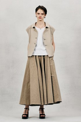 【オブリオ/AUBRIOT】 ドライリネンタイプライタースカート人気、トレンドファッション・服の通販 founy(ファニー) ファッション Fashion レディースファッション Fashion for Women スカート Skirts ロングスカート Long Skirts / Maxi & Midi Skirts サークル Circle, Round Design タイプライター Typewriter Fabric, Crisp Cotton タンブラー Tumbler, Travel Mug フレア Flare, Flared リネン Linen, Linen Fabric リラックス Relax, Relaxed Fit ロング Long, Long-Length 夏 Summer 新作・新入荷 New Arrivals / New In |ID:prp329100004873338