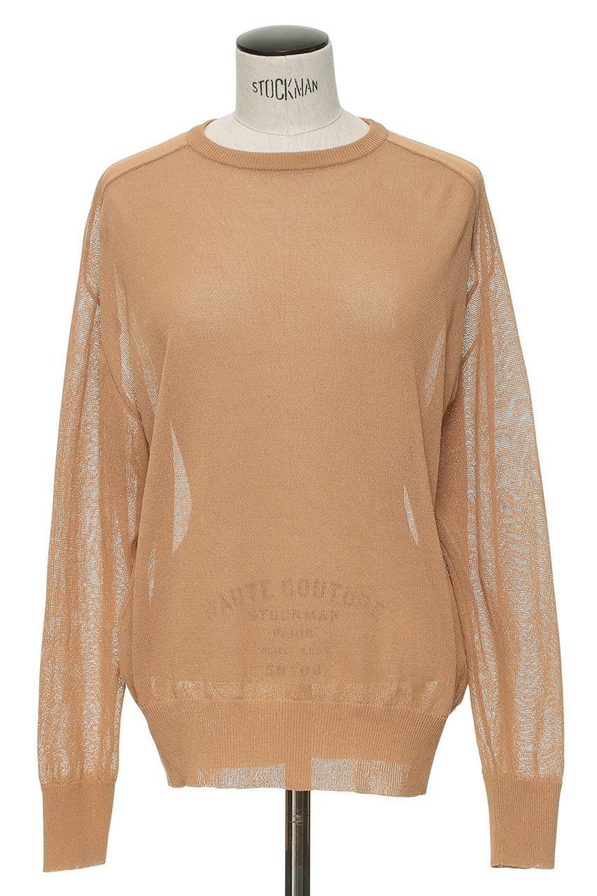 【オブリオ/AUBRIOT】のフレスコアバカクルーネックニット インテリア・キッズ・メンズ・レディースファッション・服の通販 founy(ファニー) ファッション Fashion レディースファッション Fashion for Women トップス・カットソー Cut & Sew Tops ニット Knit Tops & Sweaters カジュアルプルオーバー・ニットトップス Pullovers & Knit Tops / Casual Pullovers クラシック Classic, Timeless Style スリット Slit, Slit Detail 新作・新入荷 New Arrivals / New In キャメルブラウン|ID: prp329100004873342 ipo3291000000036349012