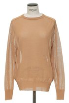 【オブリオ/AUBRIOT】のフレスコアバカクルーネックニット 人気、トレンドファッション・服の通販 founy(ファニー) ファッション Fashion レディースファッション Fashion for Women トップス・カットソー Cut & Sew Tops ニット Knit Tops & Sweaters カジュアルプルオーバー・ニットトップス Pullovers & Knit Tops / Casual Pullovers クラシック Classic, Timeless Style スリット Slit, Slit Detail 新作・新入荷 New Arrivals / New In thumbnail キャメルブラウン|ID: prp329100004873343 ipo3291000000036349013