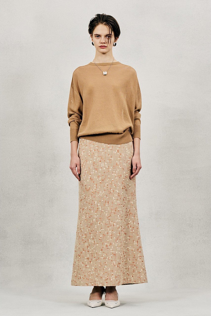 【オブリオ/AUBRIOT】のフレスコアバカクルーネックニット 人気、トレンドファッション・服の通販 founy(ファニー) ファッション Fashion レディースファッション Fashion for Women トップス・カットソー Cut & Sew Tops ニット Knit Tops & Sweaters カジュアルプルオーバー・ニットトップス Pullovers & Knit Tops / Casual Pullovers クラシック Classic, Timeless Style スリット Slit, Slit Detail 新作・新入荷 New Arrivals / New In other-8|ID: prp329100004873343 ipo3291000000036349027