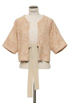 【オブリオ/AUBRIOT】のイタリアンサマーツイードジャケット 人気、トレンドファッション・服の通販 founy(ファニー) ファッション Fashion レディースファッション Fashion for Women アウター Coat / Outerwear Collection レディースジャケット・軽アウター Jackets イタリア Italy クラシック Classic, Timeless Style ジャケット Jacket, Outerwear スプリング Spring, Spring Collection ツイード／ツィード Choker, Choker Necklace ネップ Nepp, Slub Yarn フロント Front, Front Design ラグジュアリー Luxury, Elegant リネン Linen, Linen Fabric 夏 Summer 新作・新入荷 New Arrivals / New In 春 Spring S/S・春夏 SS, Spring/Summer, Warm Season thumbnail ベージュ|ID: prp329100004873346 ipo3291000000036349051