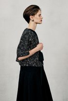 【オブリオ/AUBRIOT】のイタリアンサマーツイードジャケット ブラック|ID: prp329100004873347 ipo3291000000036349052