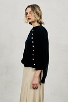 【オブリオ/AUBRIOT】のフレスコアバカクルーネックカーディガン ブラック|ID: prp329100004873348 ipo3291000000036955150