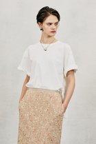 【オブリオ/AUBRIOT】のハイツイストジャージ 人気、トレンドファッション・服の通販 founy(ファニー) ファッション Fashion レディースファッション Fashion for Women トップス・カットソー Cut & Sew Tops シャツ・ブラウス・オフィスカジュアル Elegant Blouses & Button-Ups ロングTシャツ・Tシャツ Longline T-Shirts & Tees カットソー・ベーシックTシャツ Cut-and-Sewn Tops / Stretch Tees & Basics ショート Short, Short Length スリーブ Sleeve, Long Sleeve / Short Sleeve バランス Balance, Style Balance ヴィンテージ Vintage Style 新作・新入荷 New Arrivals / New In thumbnail オフホワイト|ID: prp329100004873357 ipo3291000000036349158