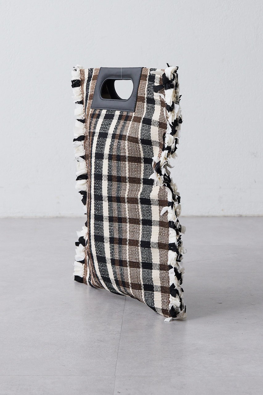 【ウィムガゼット/Whim Gazette】の【Hoaw.】別注Bobura Rug TOTE 人気、トレンドファッション・服の通販 founy(ファニー) 　ファッション　Fashion　レディースファッション　Fashion for Women　バッグ　Bags　アクセサリー　Fashion Accessories　クラッチ　Clutch, Clutch Bag　シューズ　Shoes, Footwear　シンプル　Simple, Minimal　スペシャル　Special, Limited Edition　チェック　Check, Plaid, Tartan　ハンド　Hand, Handmade　別注　Limited Edition, Custom Order　other-3|ID: prp329100004873373 ipo3291000000036894941