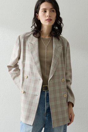 【ウィムガゼット/Whim Gazette】 コットンチェックテーラージャケット人気、トレンドファッション・服の通販 founy(ファニー) ファッション Fashion レディースファッション Fashion for Women アウター Coat / Outerwear Collection レディースジャケット・軽アウター Jackets おすすめ Recommended / Our Picks インナー Innerwear ジャケット Jacket, Outerwear ダブル Double, Double-Breasted チェック Check, Plaid, Tartan ドロップ Drop Shoulder, Dropped Style ロング Long, Long-Length |ID:prp329100004873376