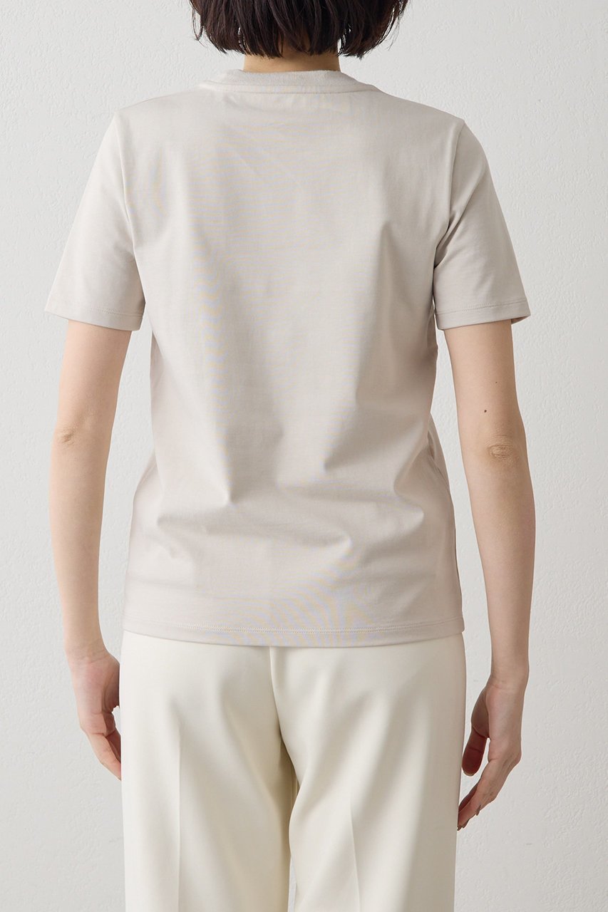 【ウィムガゼット/Whim Gazette】のスビンコットンTシャツ 人気、トレンドファッション・服の通販 founy(ファニー) ファッション Fashion レディースファッション Fashion for Women トップス・カットソー Cut & Sew Tops シャツ・ブラウス・オフィスカジュアル Elegant Blouses & Button-Ups ロングTシャツ・Tシャツ Longline T-Shirts & Tees カットソー・ベーシックTシャツ Cut-and-Sewn Tops / Stretch Tees & Basics インナー Innerwear コンパクト Compact, Small Size ショート Short, Short Length シンプル Simple, Minimal ジャケット Jacket, Outerwear スリーブ Sleeve, Long Sleeve / Short Sleeve エレガント 上品 Elegant 半袖 Short Sleeve, Half Sleeve 新作・新入荷 New Arrivals / New In other-8|ID: prp329100004873378 ipo3291000000036349364