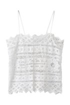 【マリリンムーン/MARILYN MOON】の【SOI-MeME】コードレースキャミソール ホワイト|ID: prp329100004873383 ipo3291000000036349389