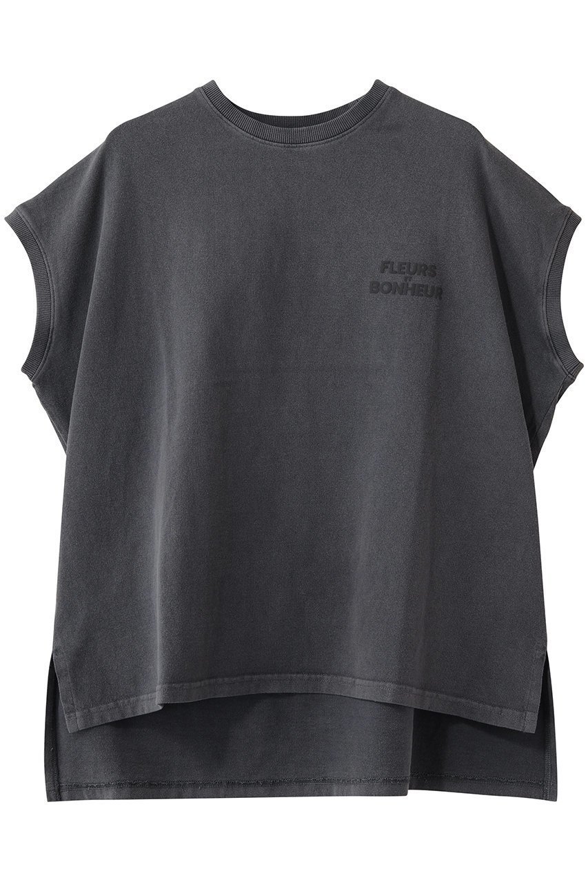 【アッパー ハイツ/upper hights】のBIG NO SLEEVE TEE インテリア・キッズ・メンズ・レディースファッション・服の通販 founy(ファニー) 　ファッション　Fashion　レディースファッション　Fashion for Women　トップス・カットソー　Cut & Sew Tops　シャツ・ブラウス・オフィスカジュアル　Elegant Blouses & Button-Ups　ロングTシャツ・Tシャツ　Longline T-Shirts & Tees　カットソー・ベーシックTシャツ　Cut-and-Sewn Tops / Stretch Tees & Basics　ショート　Short, Short Length　スリーブ　Sleeve, Long Sleeve / Short Sleeve　ノースリーブ　Sleeveless, No-Sleeve　ビッグ　Big, Oversized　新作・新入荷　New Arrivals / New In　FADED BLACK|ID: prp329100004873390 ipo3291000000036349444