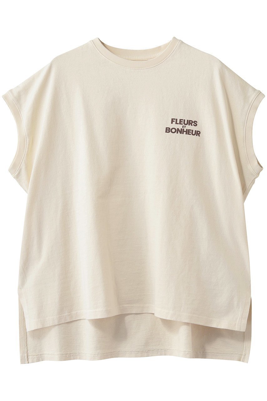 【アッパー ハイツ/upper hights】のBIG NO SLEEVE TEE インテリア・キッズ・メンズ・レディースファッション・服の通販 founy(ファニー) 　ファッション　Fashion　レディースファッション　Fashion for Women　トップス・カットソー　Cut & Sew Tops　シャツ・ブラウス・オフィスカジュアル　Elegant Blouses & Button-Ups　ロングTシャツ・Tシャツ　Longline T-Shirts & Tees　カットソー・ベーシックTシャツ　Cut-and-Sewn Tops / Stretch Tees & Basics　ショート　Short, Short Length　スリーブ　Sleeve, Long Sleeve / Short Sleeve　ノースリーブ　Sleeveless, No-Sleeve　ビッグ　Big, Oversized　新作・新入荷　New Arrivals / New In　IVORY|ID: prp329100004873390 ipo3291000000036349449