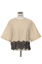 【オブリオ/AUBRIOT】のラグジュアリーウーステッドトップス 人気、トレンドファッション・服の通販 founy(ファニー) ファッション Fashion レディースファッション Fashion for Women トップス・カットソー Cut & Sew Tops シャツ・ブラウス・オフィスカジュアル Elegant Blouses & Button-Ups なめらか Smooth, Silky Texture イタリア Italy ショート Short, Short Length スリーブ Sleeve, Long Sleeve / Short Sleeve スーツ Suit, Formalwear マニッシュ Mannish, Boyish ミックス Mix, Mixed Style メンズ Men's, Menswear レース Lace, Lace Fabric 半袖 Short Sleeve, Half Sleeve 新作・新入荷 New Arrivals / New In thumbnail ライトベージュ|ID: prp329100004873401 ipo3291000000036349538