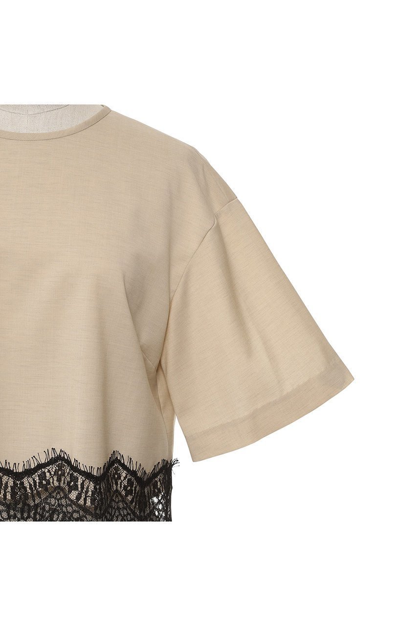 【オブリオ/AUBRIOT】のラグジュアリーウーステッドトップス 人気、トレンドファッション・服の通販 founy(ファニー) ファッション Fashion レディースファッション Fashion for Women トップス・カットソー Cut & Sew Tops シャツ・ブラウス・オフィスカジュアル Elegant Blouses & Button-Ups なめらか Smooth, Silky Texture イタリア Italy ショート Short, Short Length スリーブ Sleeve, Long Sleeve / Short Sleeve スーツ Suit, Formalwear マニッシュ Mannish, Boyish ミックス Mix, Mixed Style メンズ Men's, Menswear レース Lace, Lace Fabric 半袖 Short Sleeve, Half Sleeve 新作・新入荷 New Arrivals / New In other-5|ID: prp329100004873401 ipo3291000000036349549