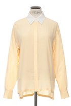 【オブリオ/AUBRIOT】のシルクデシンクレリックシャツ 人気、トレンドファッション・服の通販 founy(ファニー) ファッション Fashion レディースファッション Fashion for Women トップス・カットソー Cut & Sew Tops シャツ・ブラウス・オフィスカジュアル Elegant Blouses & Button-Ups とろみ Fluid, Flowy Fabric シルク Silk, 100% Silk スリーブ Sleeve, Long Sleeve / Short Sleeve フェミニン Feminine, Girly メンズ Men's, Menswear ロング Long, Long-Length エレガント 上品 Elegant 新作・新入荷 New Arrivals / New In thumbnail イエロー|ID: prp329100004873402 ipo3291000000036349559