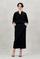 【オブリオ/AUBRIOT】のシルクデシンクレリックシャツ ブラック|ID: prp329100004873402 ipo3291000000036403892