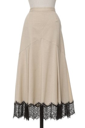 【オブリオ/AUBRIOT】 ラグジュアリーウーステッドスカート人気、トレンドファッション・服の通販 founy(ファニー) ファッション Fashion レディースファッション Fashion for Women スカート Skirts ロングスカート Long Skirts / Maxi & Midi Skirts なめらか Smooth, Silky Texture イタリア Italy エレガント 上品 Elegant スーツ Suit, Formalwear フレア Flare, Flared レース Lace, Lace Fabric ロング Long, Long-Length 新作・新入荷 New Arrivals / New In |ID:prp329100004873404