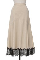 【オブリオ/AUBRIOT】のラグジュアリーウーステッドスカート ライトベージュ|ID: prp329100004873405 ipo3291000000036349578