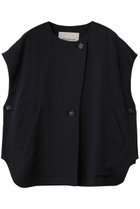 【デパリエ/DEPAREILLE】のヴィスコースリネンポンチョジレ ネイビー|ID: prp329100004873411 ipo3291000000036349643