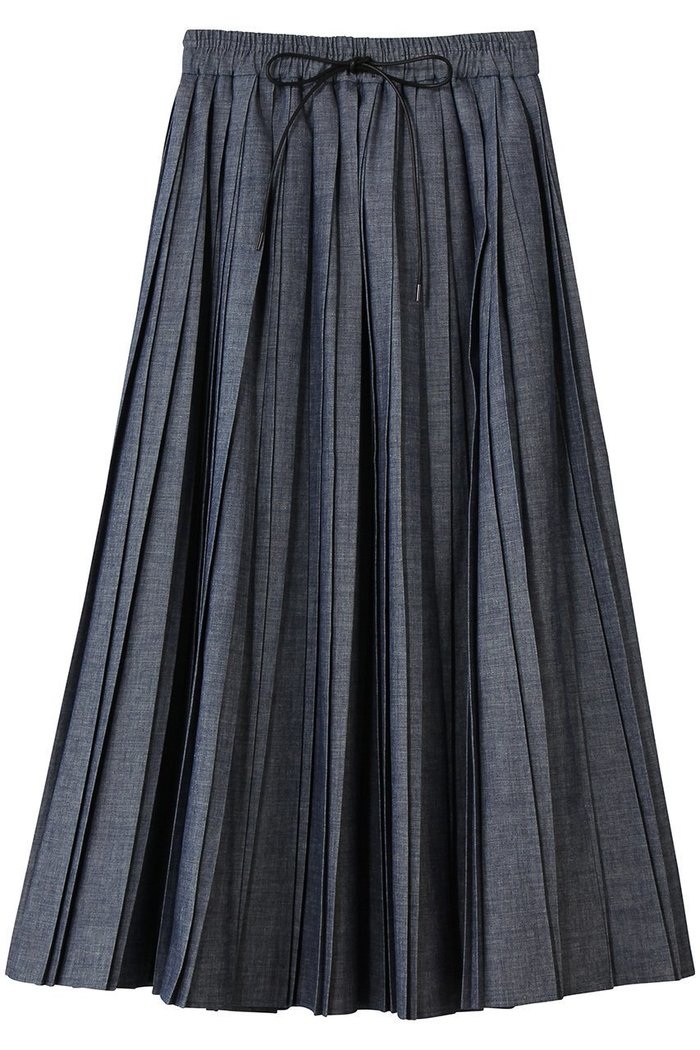 【デパリエ/DEPAREILLE】の4.5oz デニムプリーツスカート インテリア・キッズ・メンズ・レディースファッション・服の通販 founy(ファニー) https://founy.com/ ファッション Fashion レディースファッション Fashion for Women スカート Skirts プリーツスカート / 上品フェミニンスタイル Pleated Skirts ロングスカート Long Skirts / Maxi & Midi Skirts エレガント 上品 Elegant デニム Denim, Jeans Material プリーツ Pleats, Pleated ロング Long, Long-Length 再入荷 Restock / Back in Stock |ID: prp329100004873415 ipo3291000000036599115