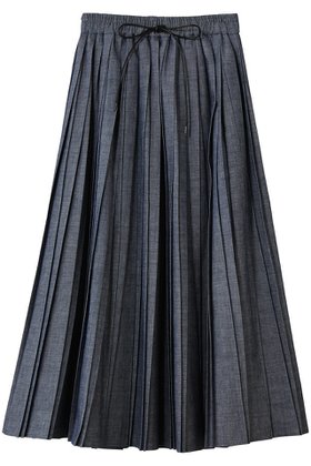 【デパリエ/DEPAREILLE】 4.5oz デニムプリーツスカート人気、トレンドファッション・服の通販 founy(ファニー) ファッション Fashion レディースファッション Fashion for Women スカート Skirts プリーツスカート / 上品フェミニンスタイル Pleated Skirts ロングスカート Long Skirts / Maxi & Midi Skirts エレガント 上品 Elegant デニム Denim, Jeans Material プリーツ Pleats, Pleated ロング Long, Long-Length 再入荷 Restock / Back in Stock |ID:prp329100004873415